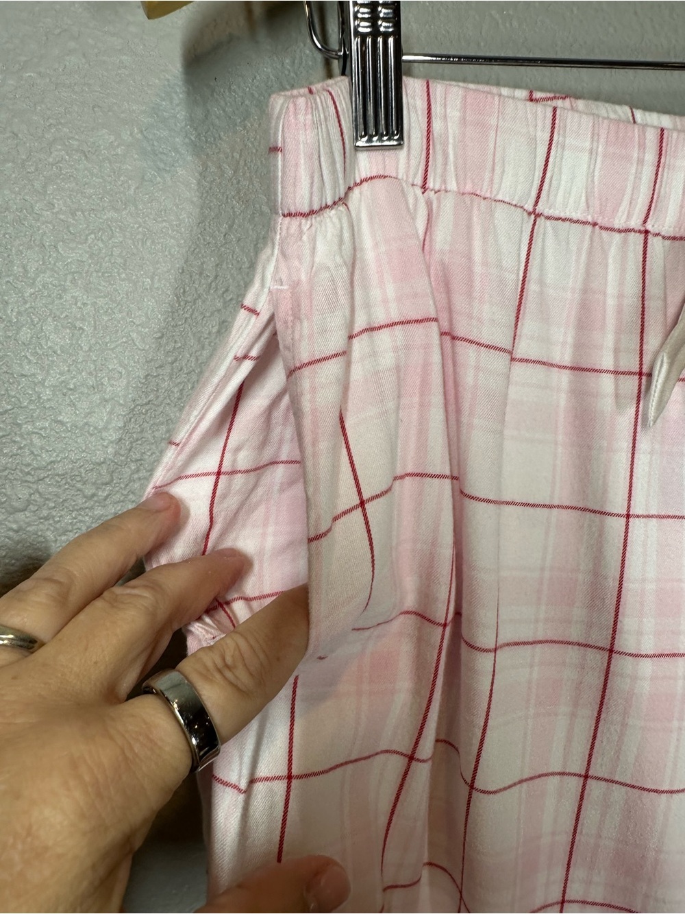 VICTORIA'S SECRET Women's Large Flannel Long Pajama Set Mix Match Plaid - Picture 11 of 15